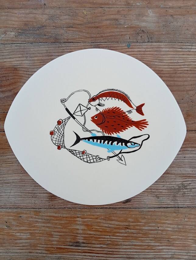 6 fish plates Salins