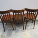 lot de 3 chaises bistrot anciennes