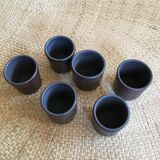 Set of 6 stoneware cups