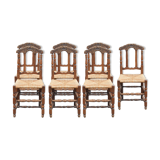 7 rustic chairs mulched oak suite