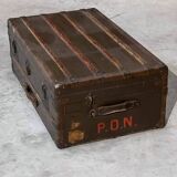 Old travel trunk