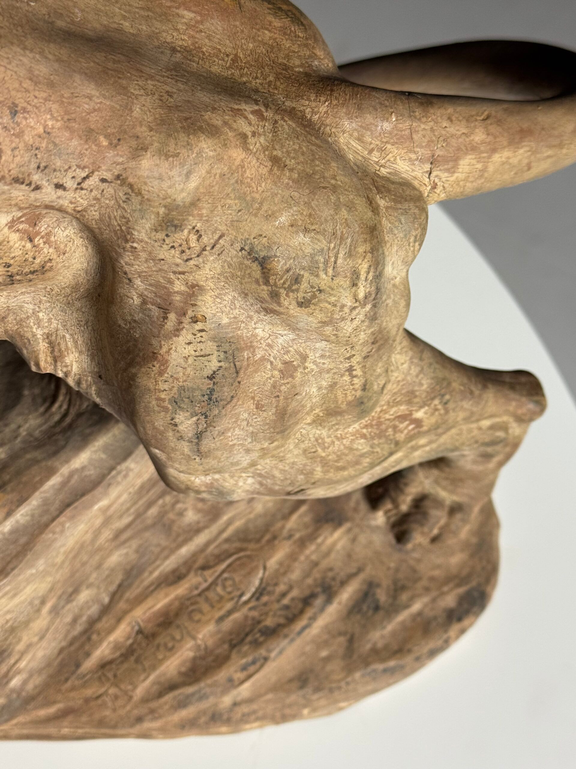 Terra cotta sculpture Armand Fagotto