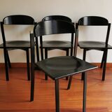 Série 4 chaises made in Italy Arclinea