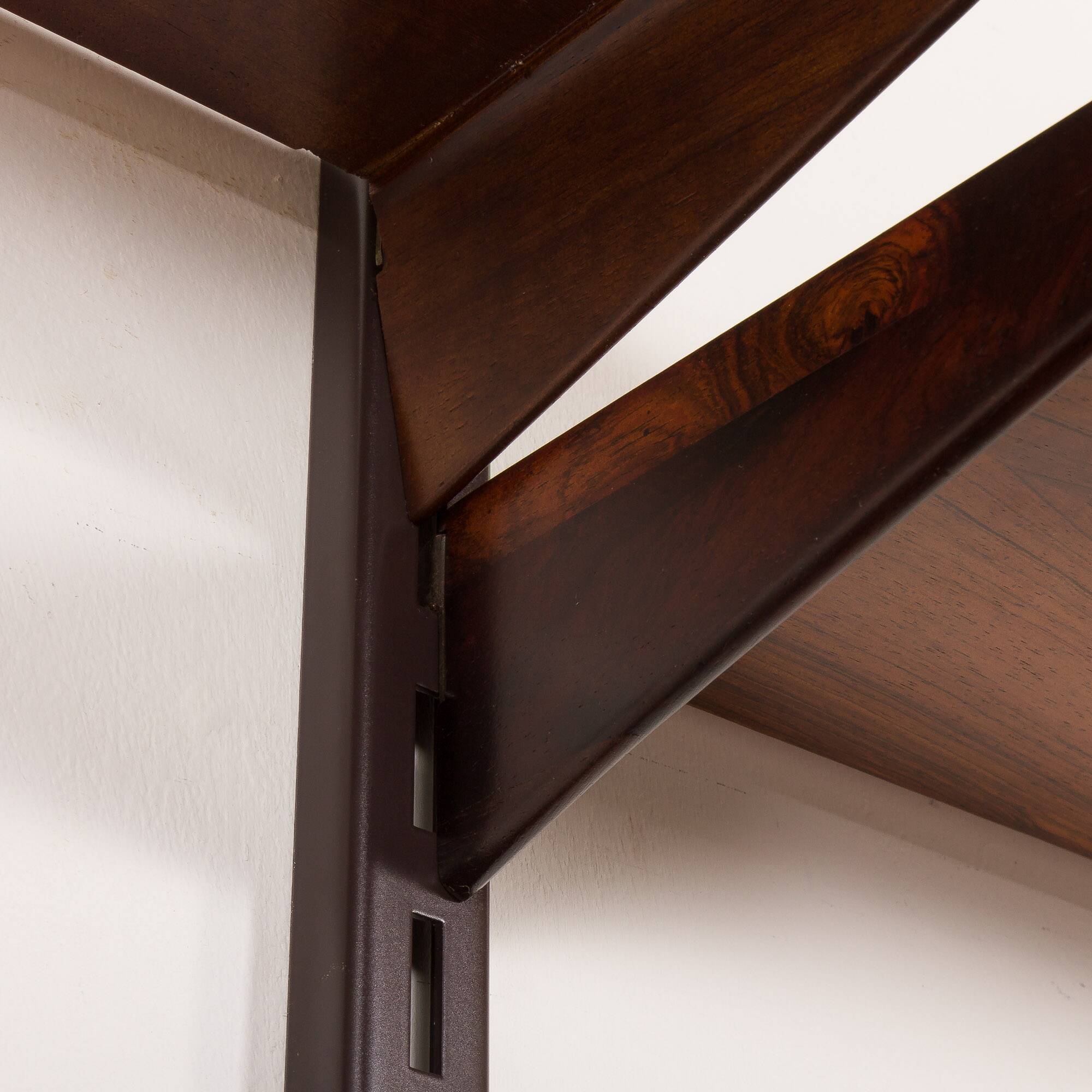 Kai Kristiansen rosewood wall unit for FM Mobler, Denmark, 1960s