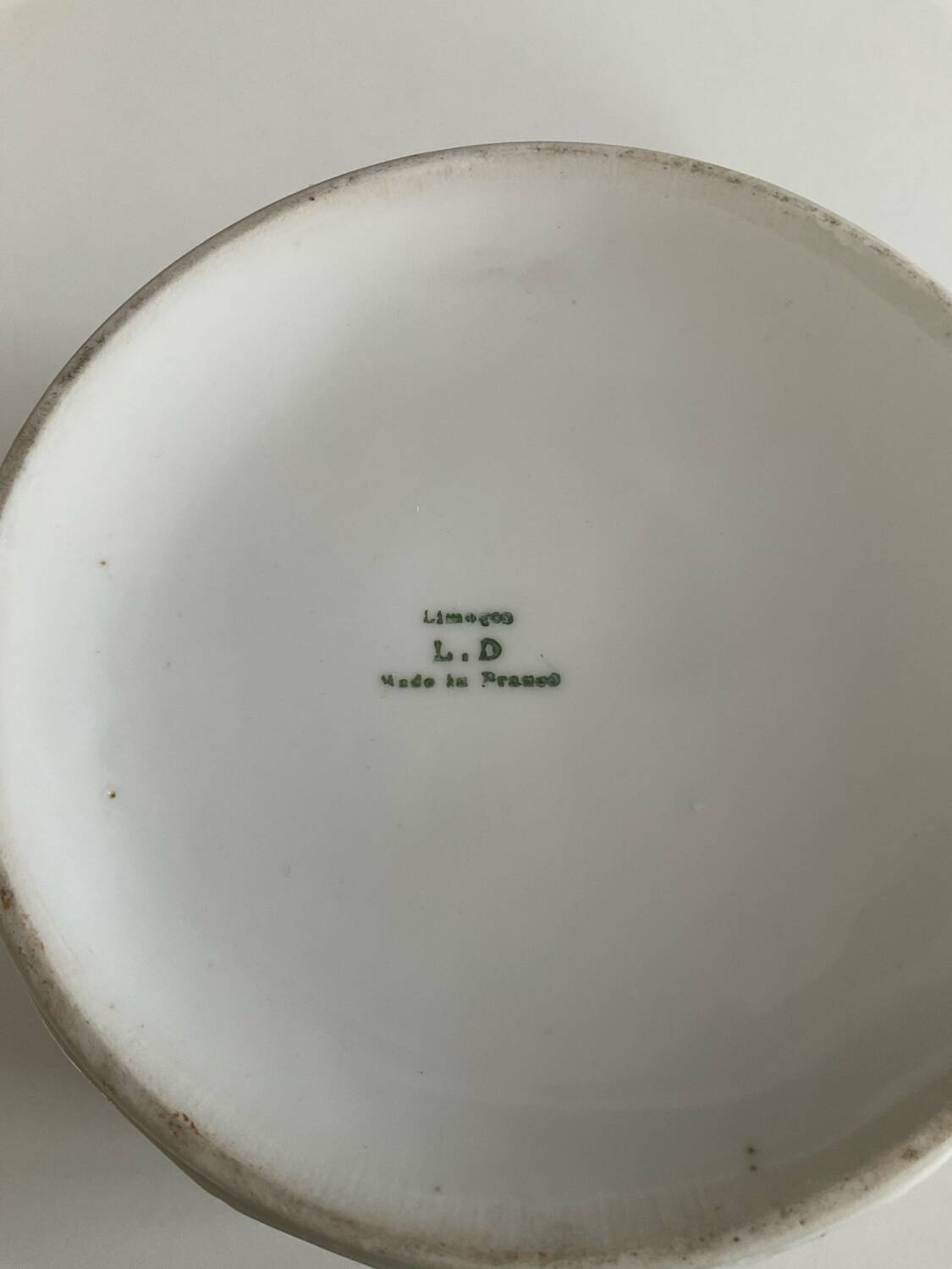 Vintage Limoges porcelain bonbonnière