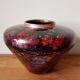gilded glass vase Laque Line