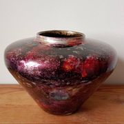 gilded glass vase Laque Line