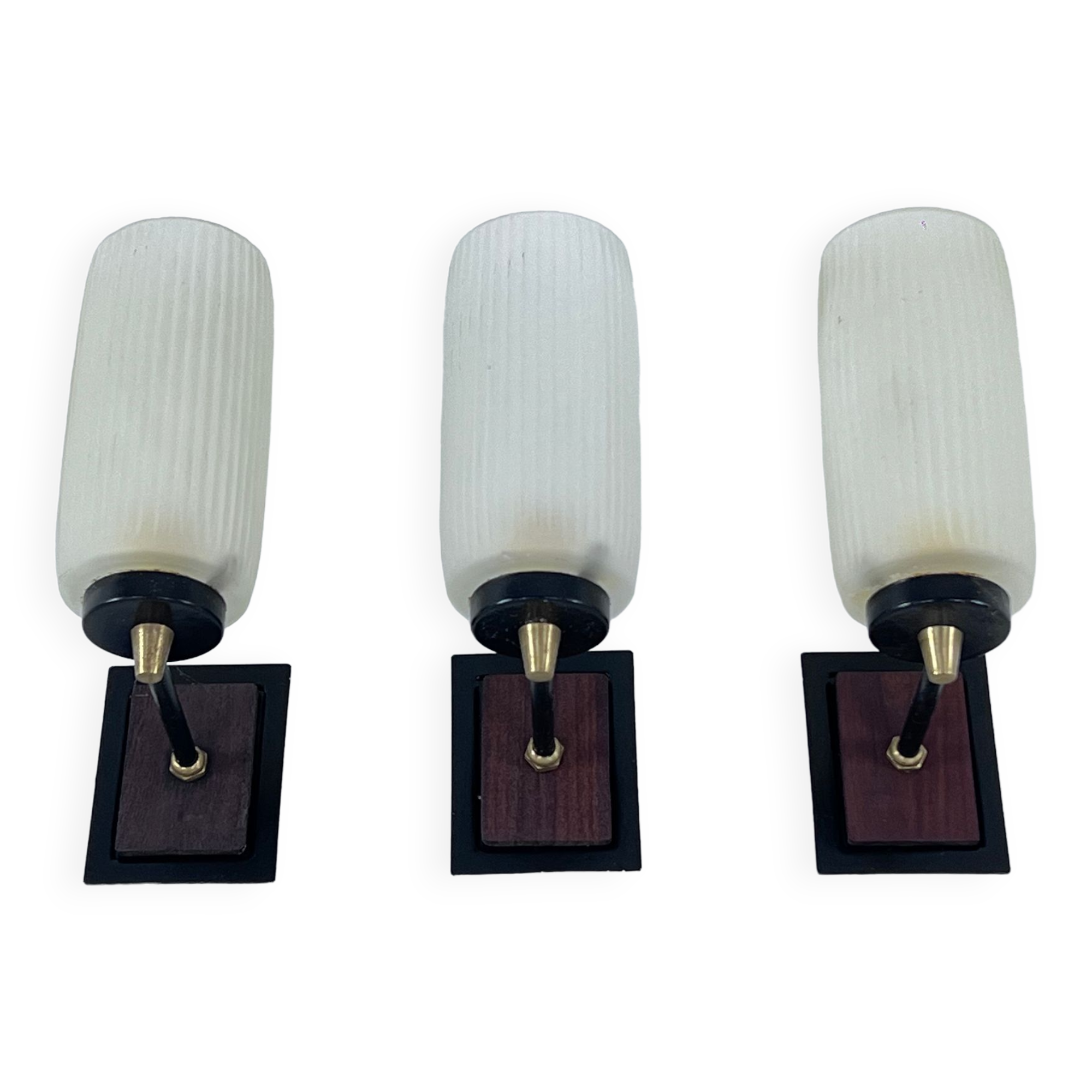 Mid-Century Italian sconces. Set of three. 1950s