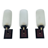 Mid-Century Italian sconces. Set of three. 1950s