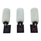 Mid-Century Italian sconces. Set of three. 1950s