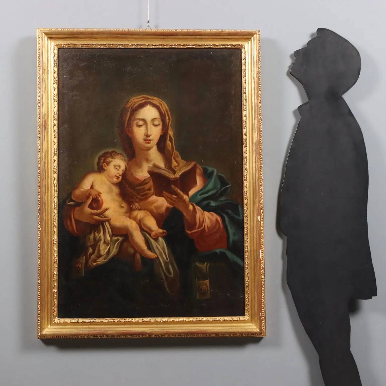 Peinture ancienne, copie d’après Francesco Trevisani, Vierge Marie