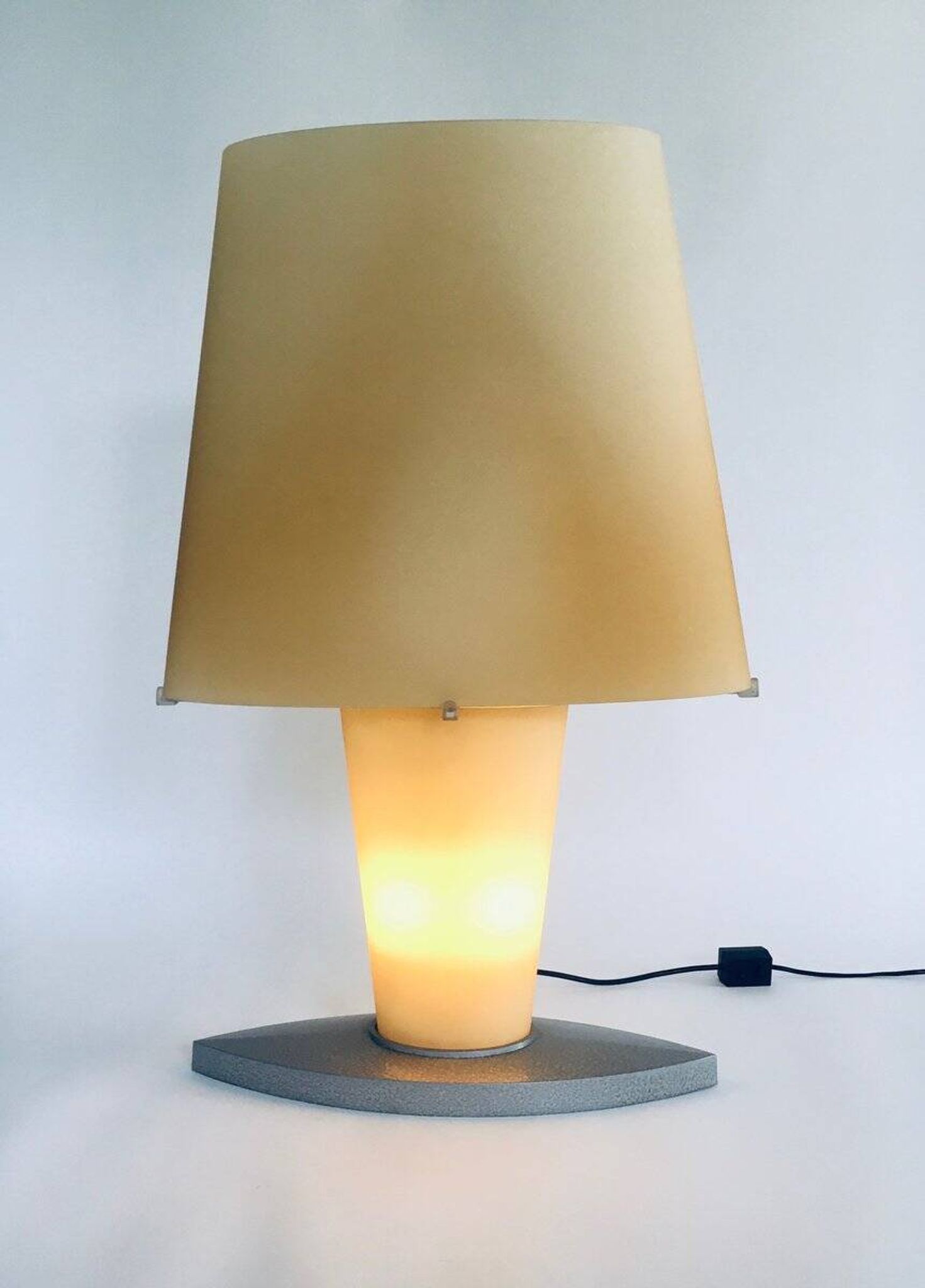 Postmodern Glass Table Lamp attributed to Daniela Puppa for Fontana Arte, 1980s