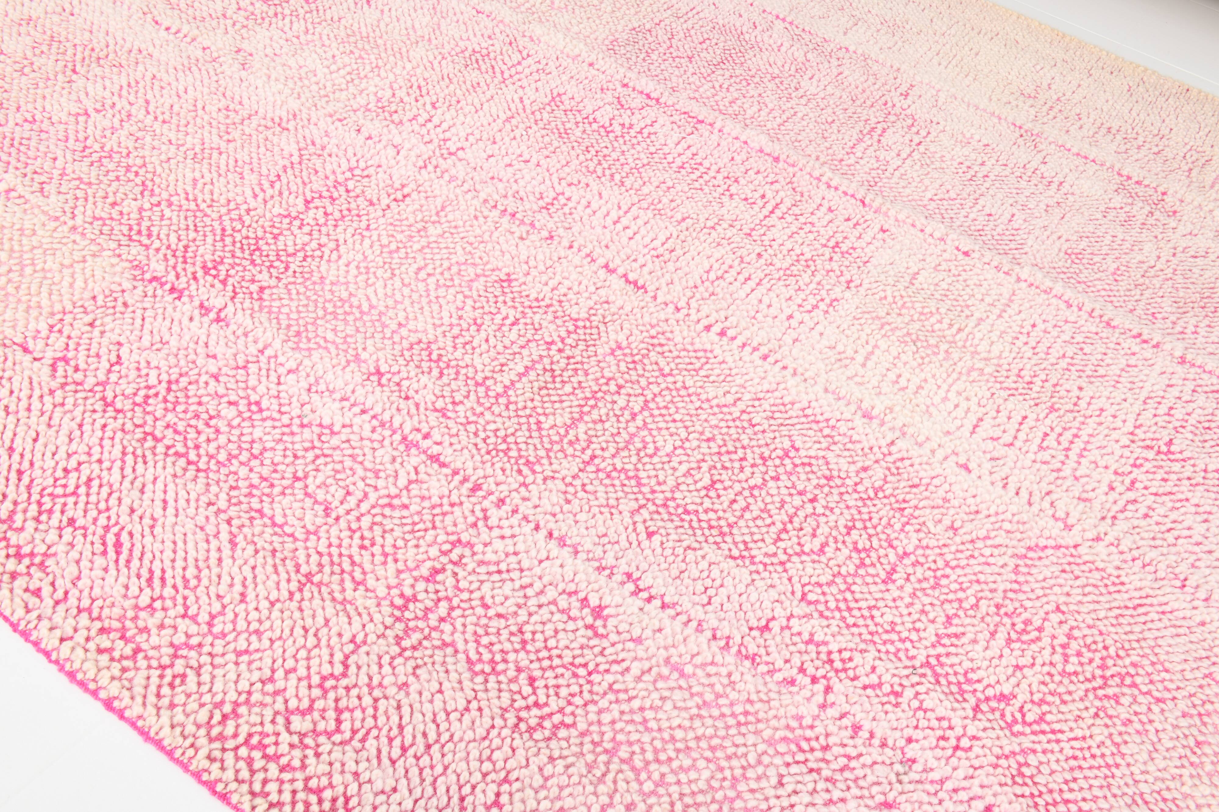 8x10 Pink & Beige Vintage Kilim Rug, 249x300Cm