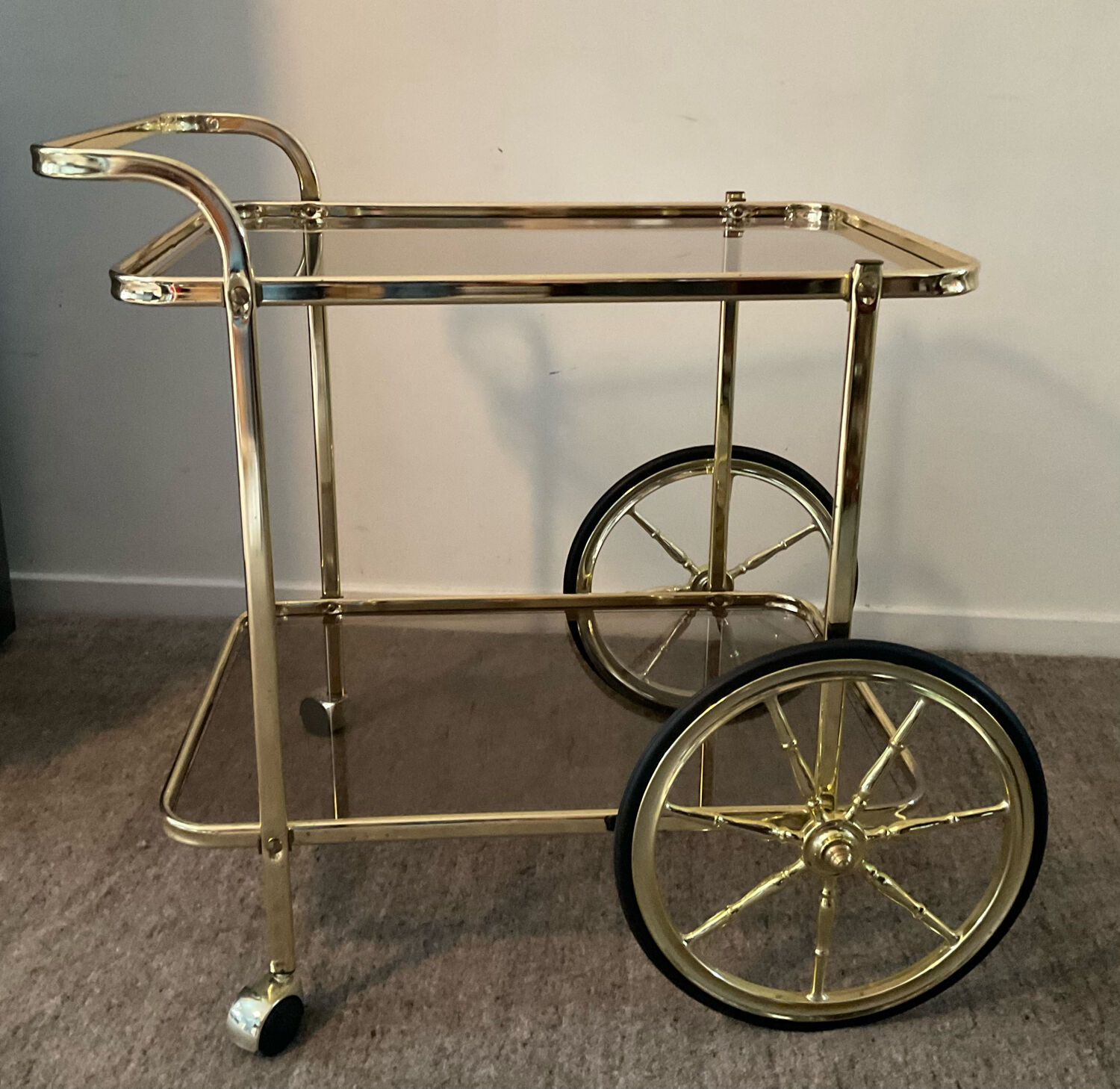 Vintage golden service from the 70s