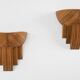 Pair of Rattan Wall Lamps