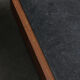 Belgian coffee table from the 80s, oak and blue stone from Belgium.