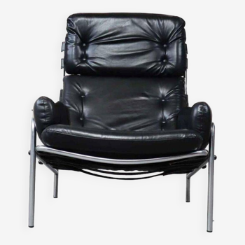 Fauteuil lounge noir Nagoya SZ09 par Martin Visser pour 't Spectrum Pays-Bas