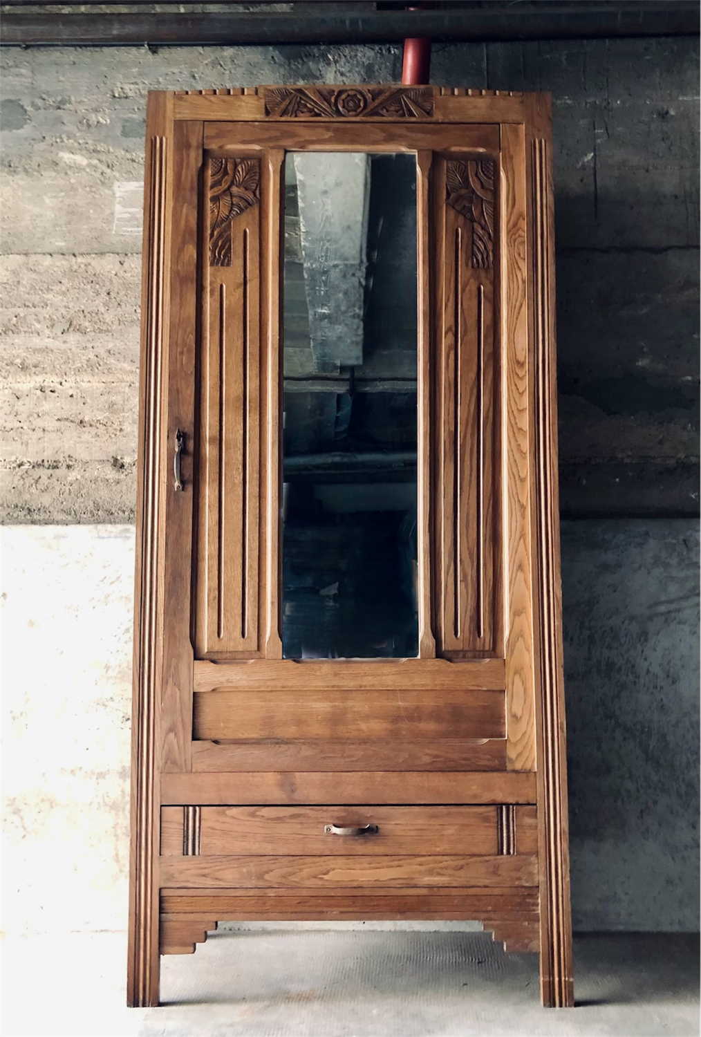 Antique Art Deco wardrobe / 1930