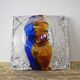Wall lamp Murano glass ceiling lamp Zuccheri Venini Italy mid century