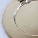 Vintage silver-plated round serving tray cherries