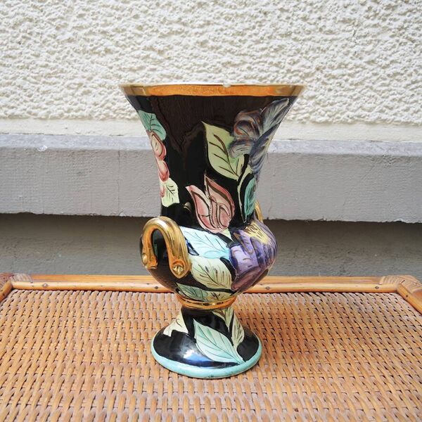 Ancien vase amphore Vallauris 89 bis