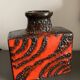Pottery Vase Fat Lava West Germany , 1970s
