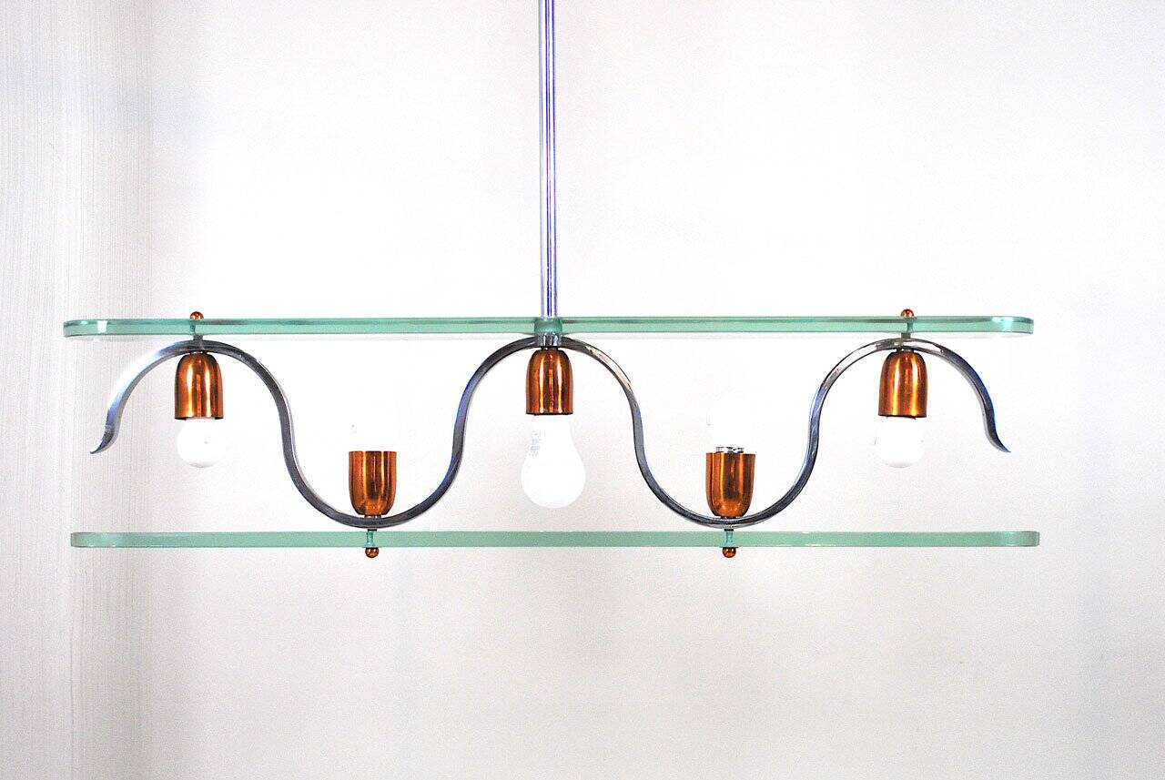 Suspension lamp, Italy, 1950s