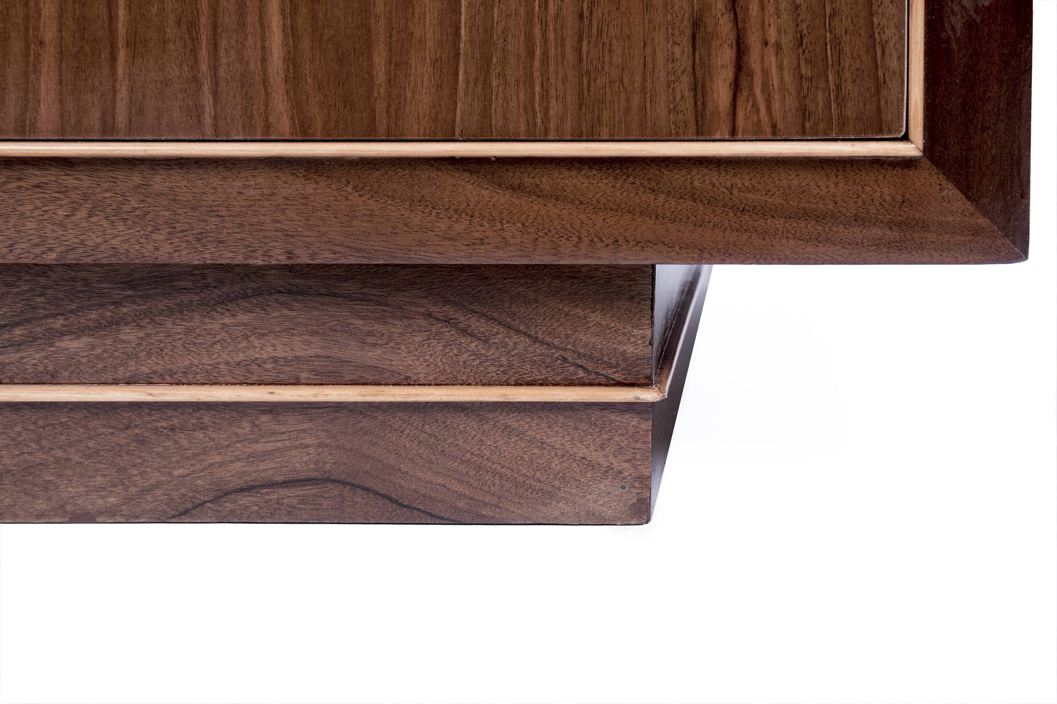 De Coene workshop art-deco walnut chest of drawers