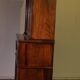 Display Cabinet or Mahogany Bookcase with Secretary - 19th Century