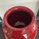 Vintage standing vase in glazed ceramic 70s