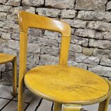 Lot of vintage bruno rey 1970" chairs