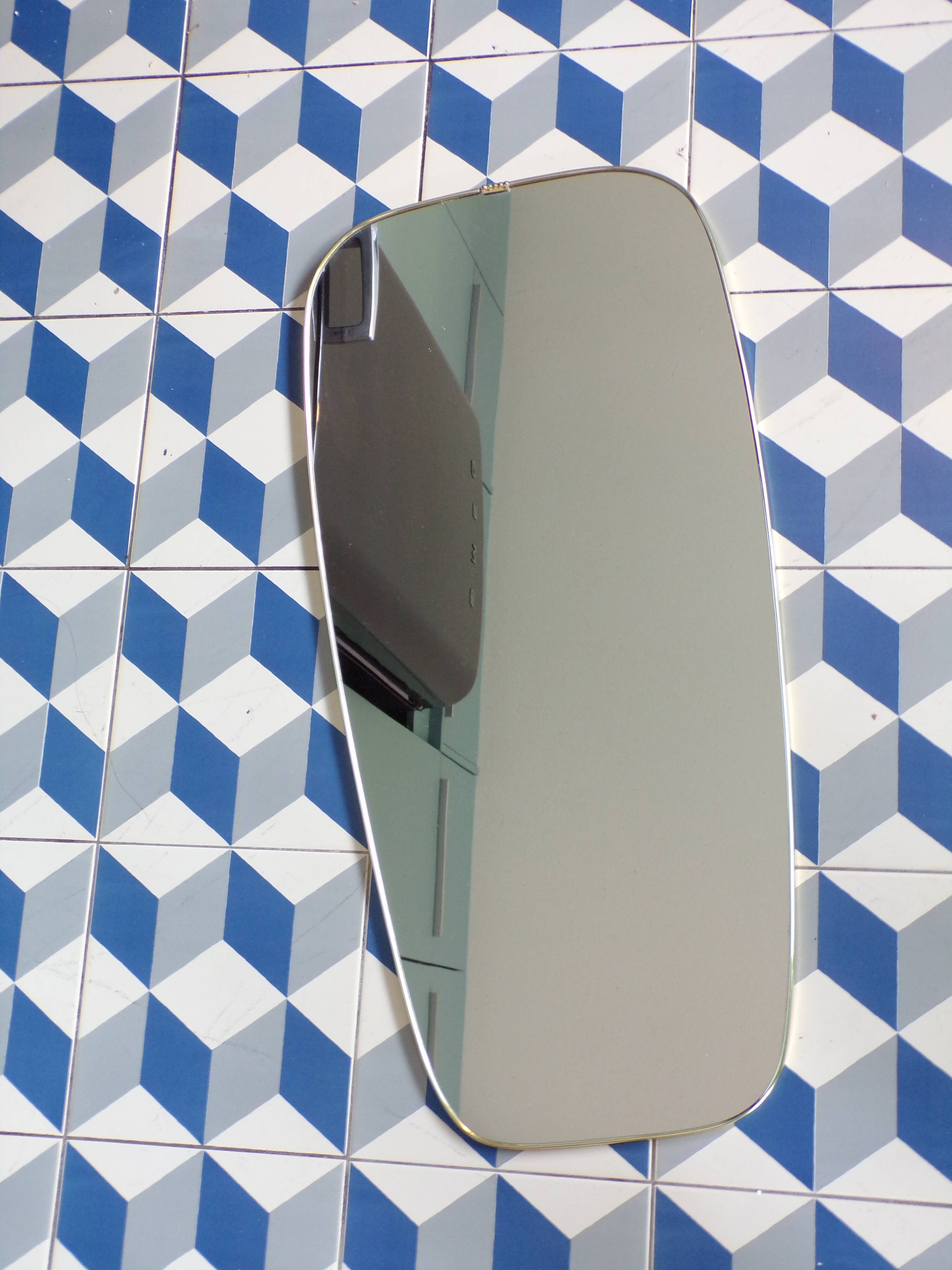 Miroir forme libre 32x68 cm