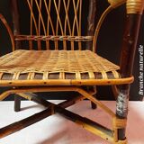 Fauteuil rotin enfant