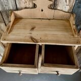 Hanging craft cabinet with drawers