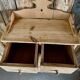 Hanging craft cabinet with drawers