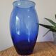 Large cobalt blue glass vase