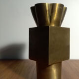 Post-modern bronze vase 80s