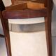 Vintage compass and leatherette chairs