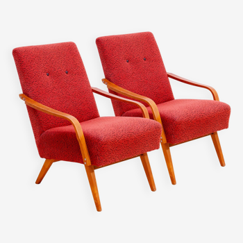 Pair of midcentury armchairs by Jaroslav Šmídek for Cesky nabytek, 1960´s
