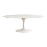 Eero Saarinen (1910-1961) - Knoll : Table ovale 198 cm, Arabescato