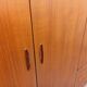 Vintage Scandinavian teak wardrobe from the 1960s.