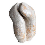 Large stoneware floor vase in ceramic by Danish artist Ole Victor, 2022.