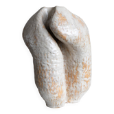 Large stoneware floor vase in ceramic by Danish artist Ole Victor, 2022.