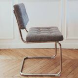 Fauteuil de bureau vintage rénové, Cantilever au pied luge
