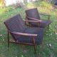 Pair of Scandinavian-style armchairs