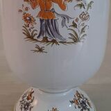 Apothecary pot "gentiane" in faience of moustiers