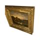 A. Ryban: Oil on panel man in a boat. dated 1877
