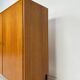 1960s Small Vintage Teak Dresser with Metal Legs