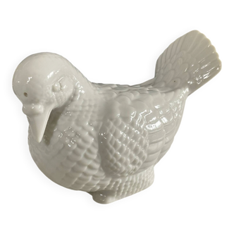 Glazed porcelain bird