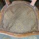 Suite de 6 chaises de style Louis XV en cannage